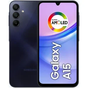 Smartphone Samsung Galaxy A15 6,5" 128GB Azul Escuro 4G 4GB RAM Câm. Tripla 50MP + Selfie 13MP 5000mAh Dual Chip